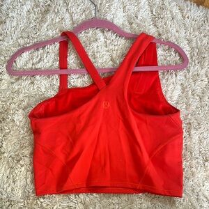 lululemon athletica Red workout croptop